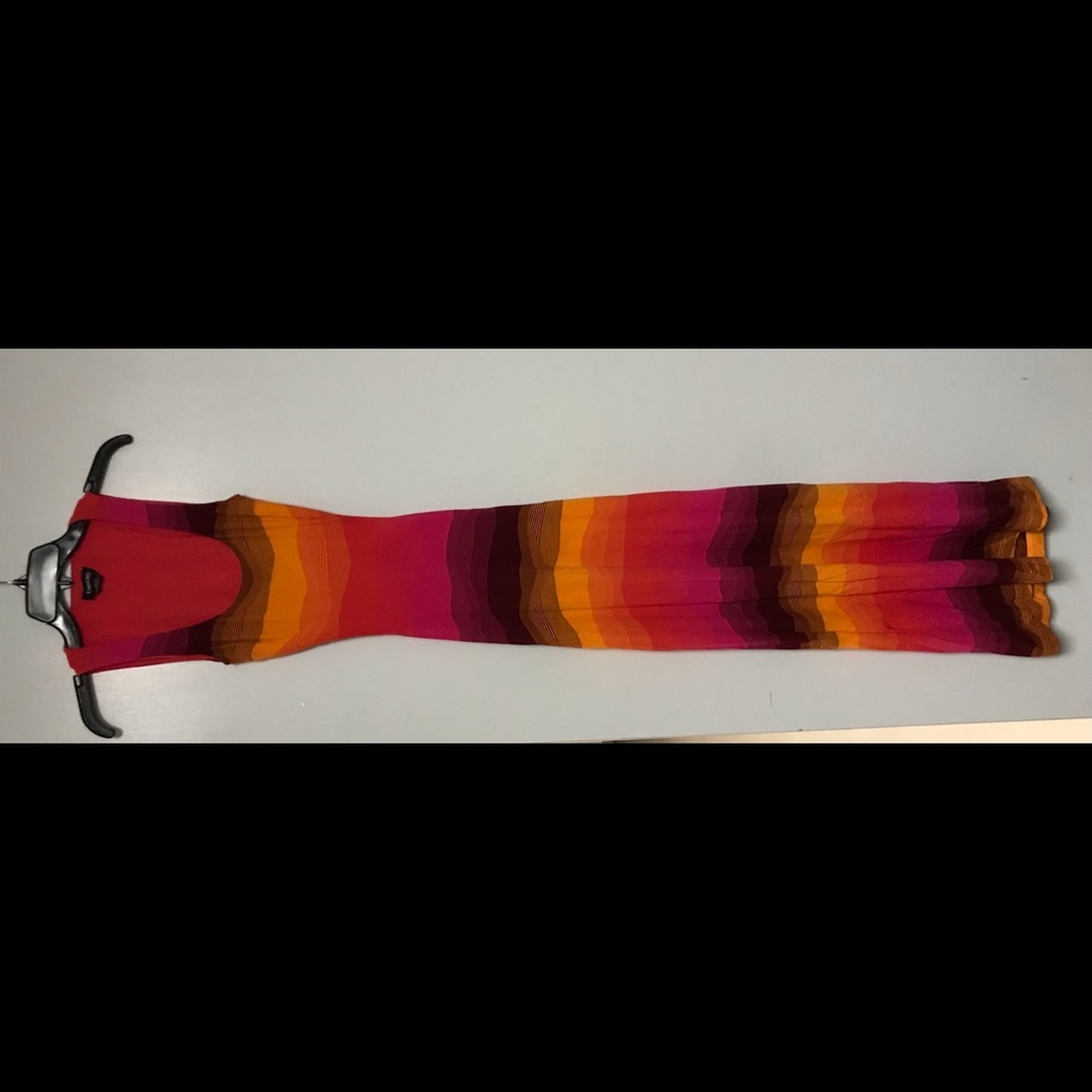 Bebe, size XS multi colored maxi dress